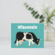 Postal Vaca lechera Wisconsin (Anverso de pie)