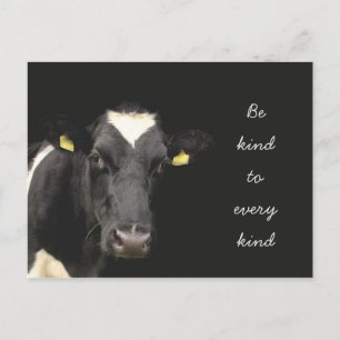 Postal Vaca    Ser amable con todos los tipos