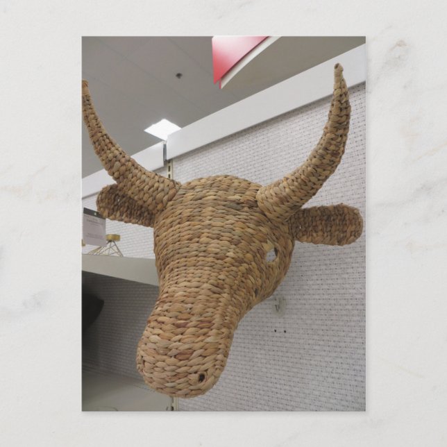 Postal Vaca Wicker (Anverso)