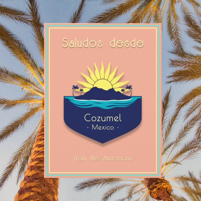 Postal vacacional de Cozumel México (Subido por el creador)