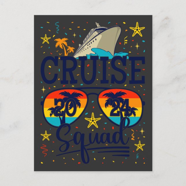 Postal Vacaciones de crucero 2024 (Anverso)