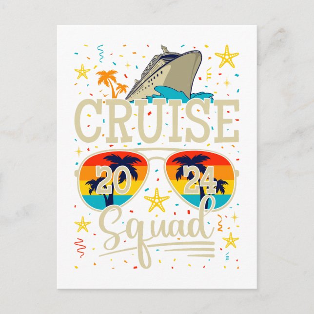 Postal Vacaciones de crucero 2024 (Anverso)