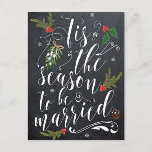 Postal vacaciones de invierno esta temporada boda rsvp po