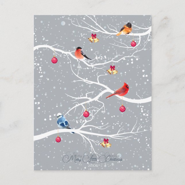 Postal Vacaciones de Navidades de Winter Wonderland (Anverso)