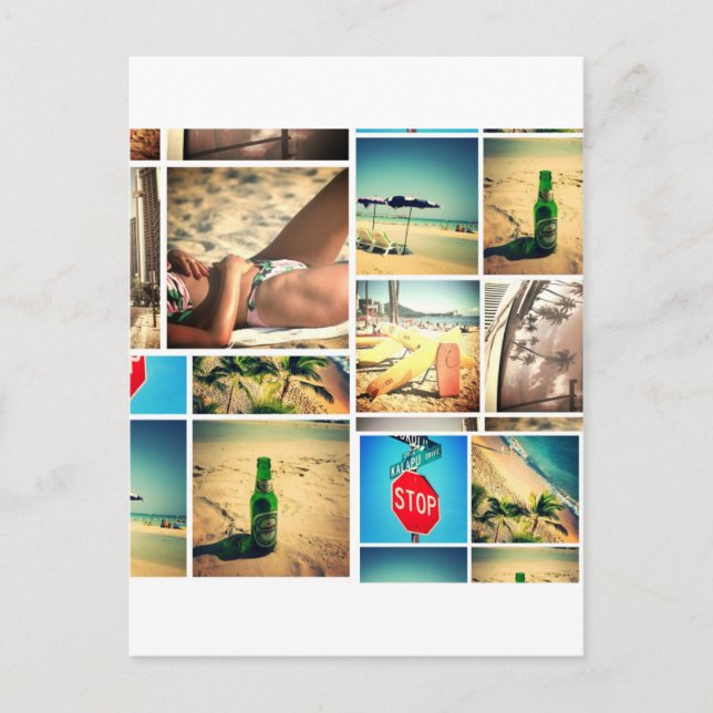 Postal Vacaciones de verano (Anverso)