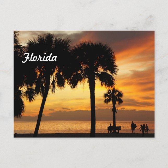Postal Vacaciones en Florida (Anverso)