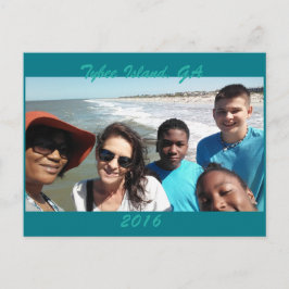 Postal Vacaciones en la isla Tybee