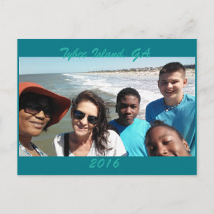 Postal Vacaciones en la isla Tybee