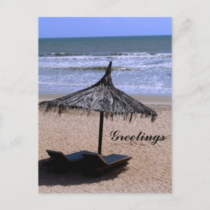 Postal Vacaciones en la playa