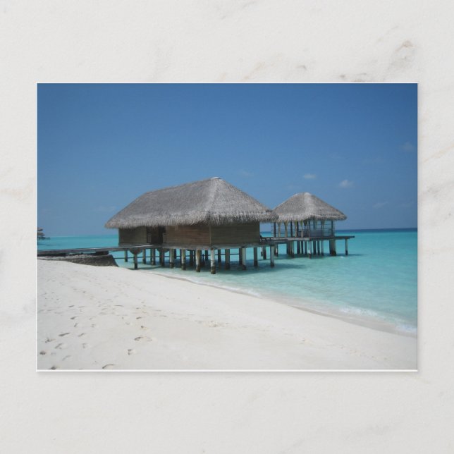 Postal Vacaciones en Maldivas (Anverso)