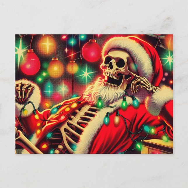 Postal Vacaciones en Santa Claus (Anverso)