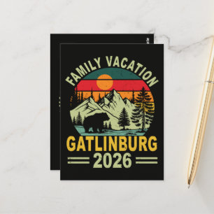 Postal Vacaciones Familiares 2026 Gatlinburg Tennessee