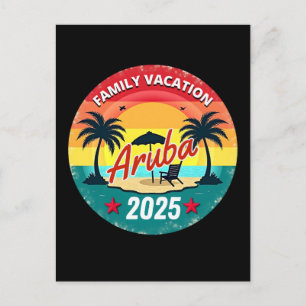 Postal Vacaciones Familiares en Aruba 2025 Vacaciones Fam
