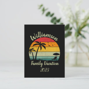 Postal Vacaciones familiares personalizadas