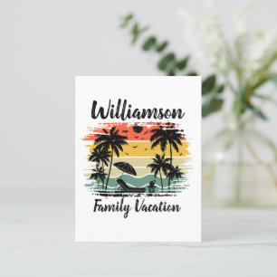 Postal Vacaciones familiares personalizadas