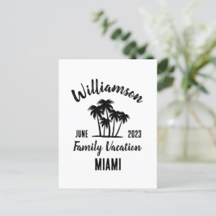 Postal Vacaciones familiares personalizadas