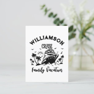 Postal Vacaciones familiares personalizadas