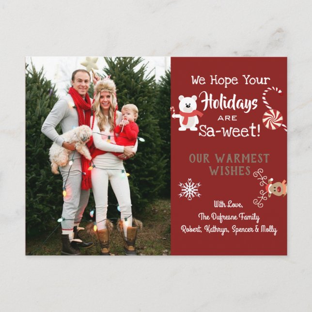 Postal Vacaciones personalizadas de Sa-weet (Anverso)