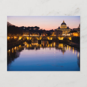 Postal Vacaciones románticas en Roma, Italia