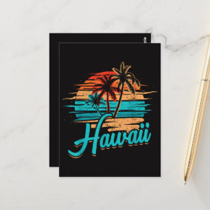 Postal Vacaciones Tropicales en las Islas Hawaianas