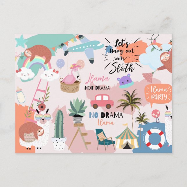 Postal Vacaciones/viajes (Anverso)