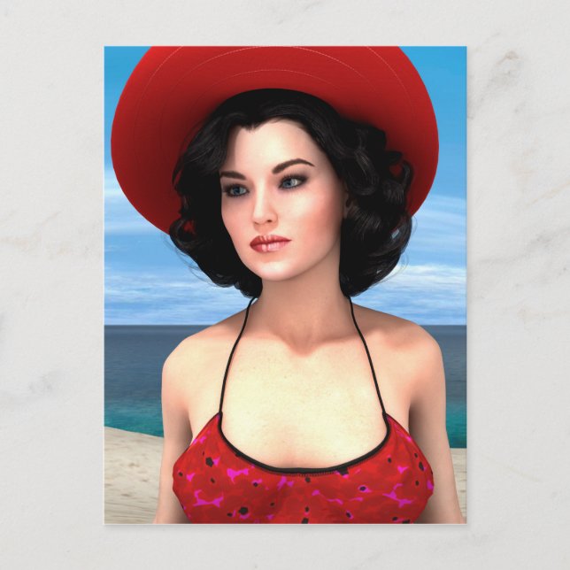 Postal Vacaciones Vintage (Anverso)