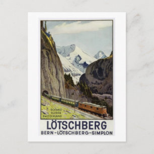 Postal Vacaciones vitícolas en Suiza