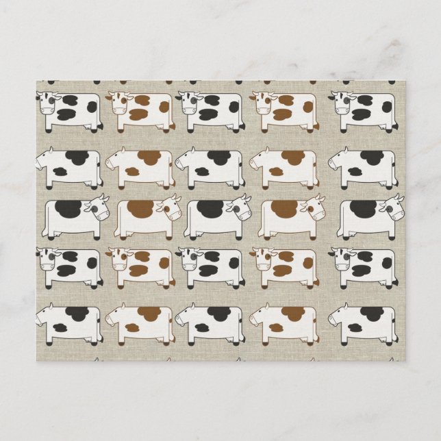 Postal Vacas vacas (Anverso)