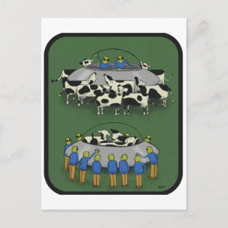 Postal vacas y extranjeros