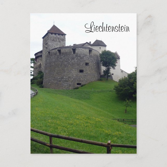 Postal vaduz castle liechtenstein (Anverso)