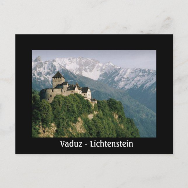 Postal Vaduz - Lichtenstein (Anverso)