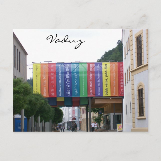 Postal Vaduz Liechtenstein (Anverso)