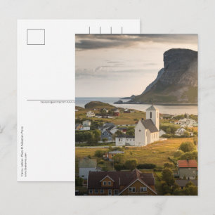 Postal Vaeroya Lofoten Noruega