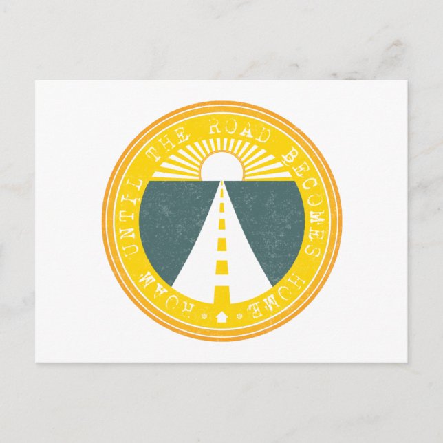 Postal vagar hasta que el camino llegue a casa (Anverso)