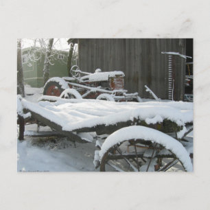 Postal Vagón de nieve