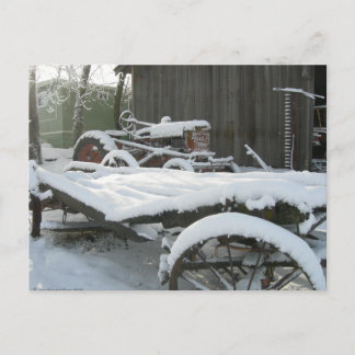 Postal Vagón de nieve