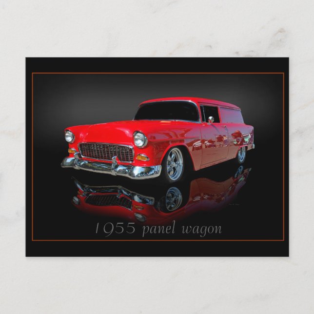 Postal Vagón de panel de 1955 (Anverso)