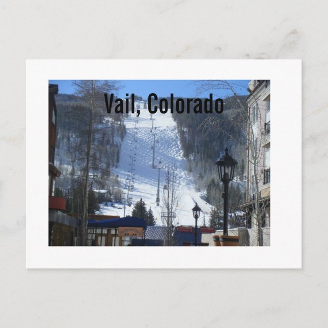 Postal Vail, Colorado (Anverso)