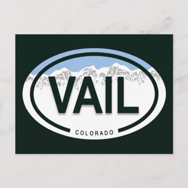 Postal Vail Colorado Rocky Mountain (Anverso)