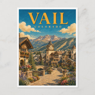 Postal Vail Colorado Vail Village GeoSaga