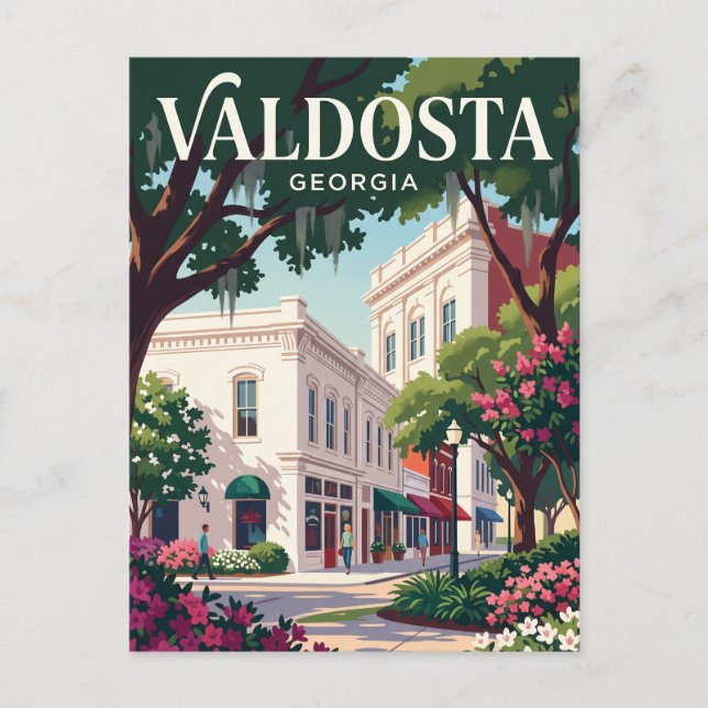 Postal Valdosta, Georgia (Anverso)