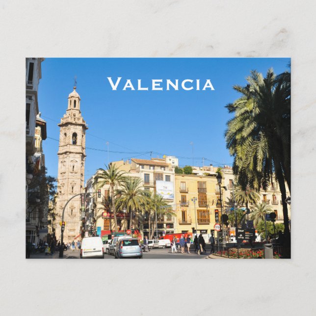 Postal Valencia, España (Anverso)