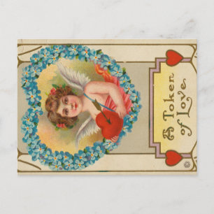 Postal Valentín antiguo, Stecher Litho Company, ca. 1910