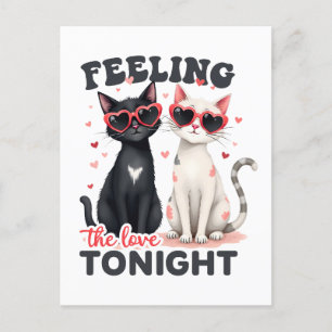 Postal Valentine Gift Sintiendo el amor esta noche