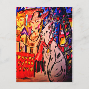 Postal Valentine Paris Latte amor