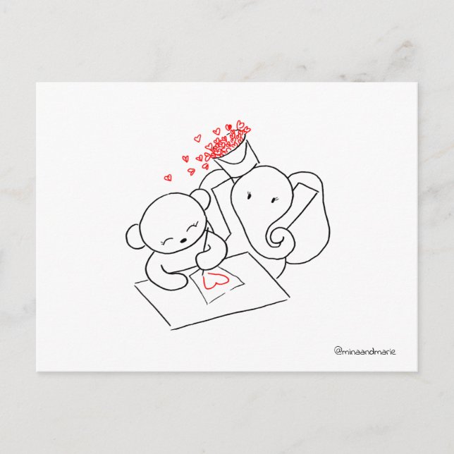 Postal Valentine Surprise (Anverso)