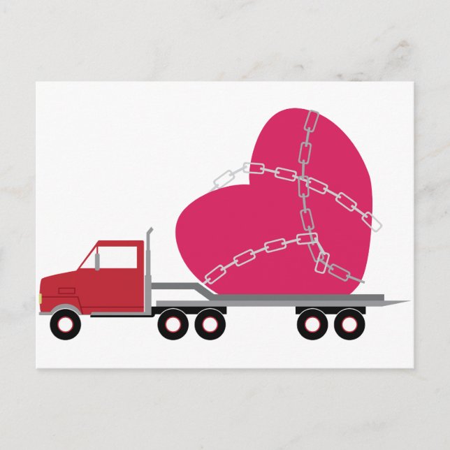 Postal Valentine Truck (Anverso)