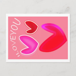 Postal Valentines Day greeting card