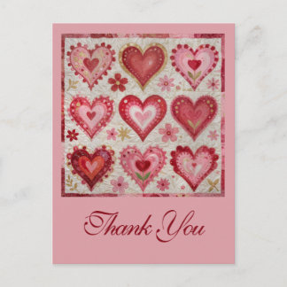 Postal Valentine's Day Themed Quilting Pattern Patchwork