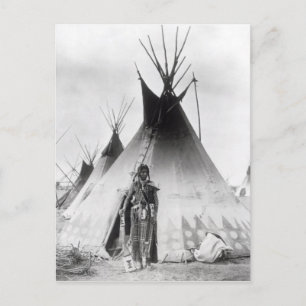 Postal Valiente Blackfoot, cerca de Calgary, Alberta, 188